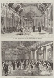 La corte francesa en Compiegne